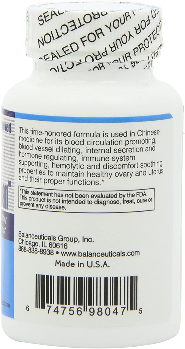 Balanceuticals Ovary & Uterus Clean, 500 Mg Dietary Supplement Capsules, 60-Count Bottle