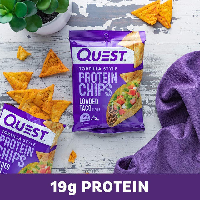 Quest Tortilla Style Protein Chips - Loaded Taco