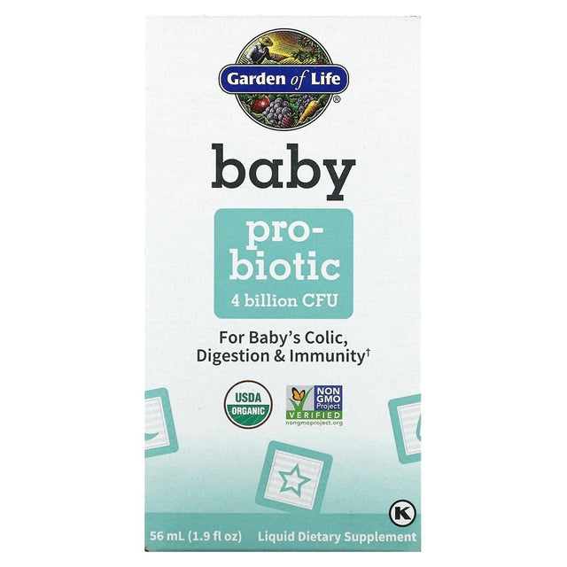 Garden of Life Baby, Probiotic, 4 Billion CFU, 1.9 Fl Oz ( 56 Ml)