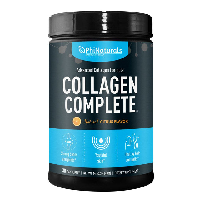 Collagen Complete Hydrolyzed Peptides Powder Supplement