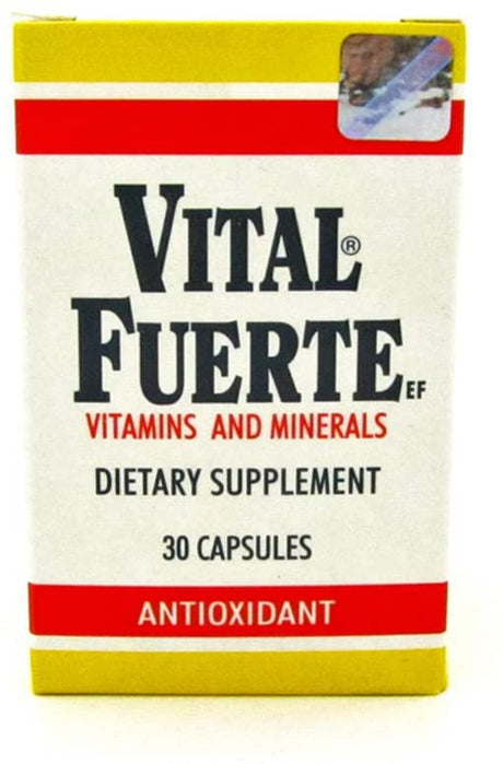 Vital Fuerte Vitamins Capsules 30 Ea (Pack of 3)