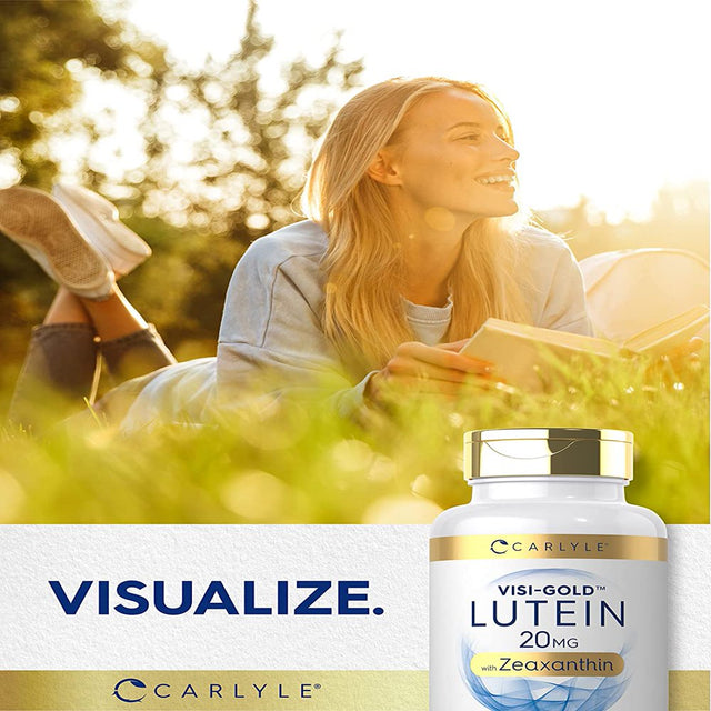 Lutein 20Mg and Zeaxanthin | 300 Softgels | Value Size Supplement | by Carlyle