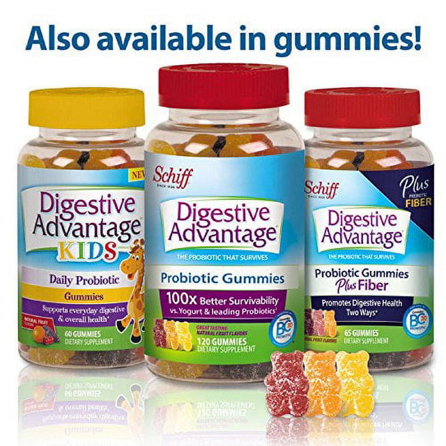 Digestive Advantage Daily Probiotic - Survives Better than 50 Billion - 30 Capsules