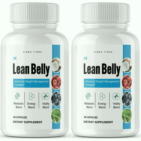 Ikaria Lean Belly Juice Weight Loss, Appetite Control Supplement Pills - 60 Capsules (Pack of 2)