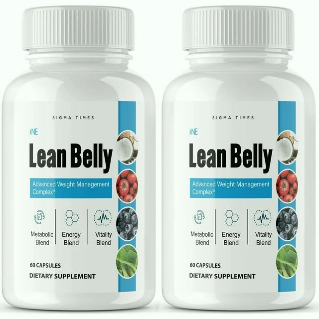 Ikaria Lean Belly Juice Weight Loss, Appetite Control Supplement Pills - 60 Capsules (Pack of 2)