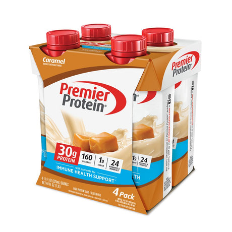 Premier Protein Shake, Caramel, 30G Protein, 11 Fl Oz, 4 Ct