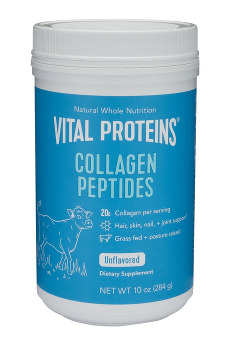 Vital Proteins Collagen Peptides Supplement Powder, Unflavored, 10 Oz