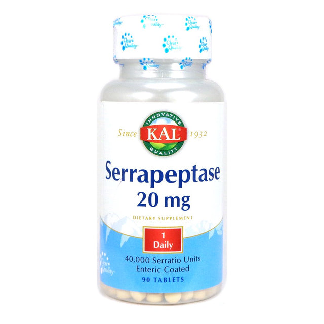 Kal Serrapeptase Tablet (Btl-Plastic) 90Ct