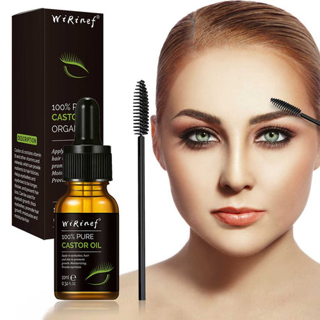 Xipoxipdo Eyelash Rapids Growth Solution, Eyebrow Eyelash Enhancement Nutrient Solution, Curling Thick and Mild Care Nutrient Oil 10Ml