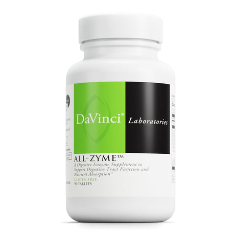 Davinci Labs All-Zyme - Support Digestive Health & Nutrient Absorption - 90 Tablets