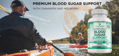 Blood Sugar Support by Purepremium Supplements- Advanced Formula - Non-Gmo - 60 Capsules