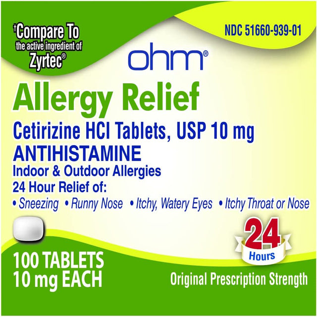 Cetirizine 10Mg Non-Drowsy Allergy Relief Tablets Antihistamine (56 Ct.) plus MM Fluticasone Nasal Spray 50Mcg, 1 Bottle 144 Sprays | Compare to Zyrtec & Flonase Active Ingredients | Indoo