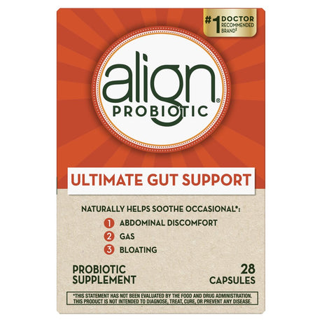 Align Probiotic Capsules, Men and Women'S Daily Probiotic Supplement for Digestive Health, 28 Ct