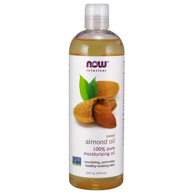 NOW Solutions Sweet Almond Oil -- 16 Fl Oz