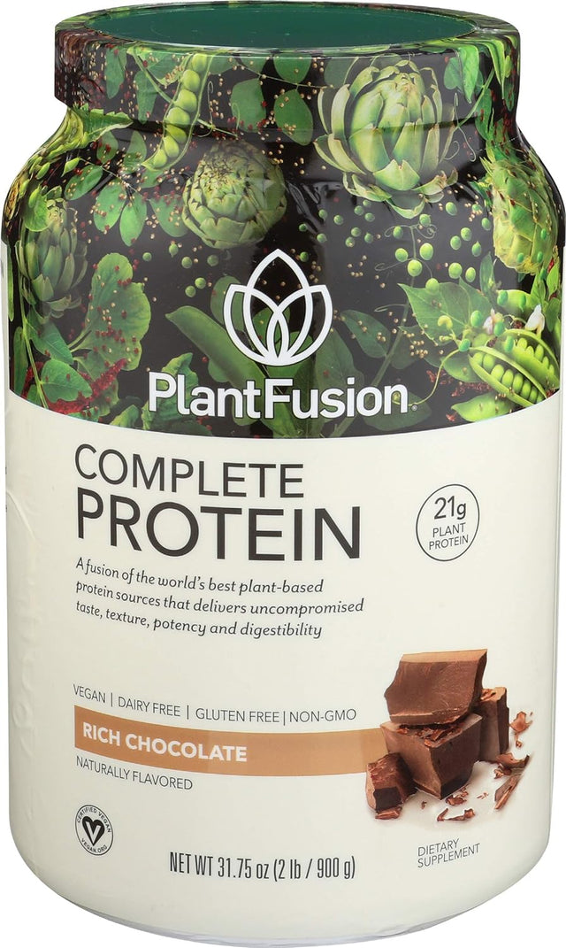 Plantfusion, Protein Plant Powder Complete Chocolate, 31.75 Ounce