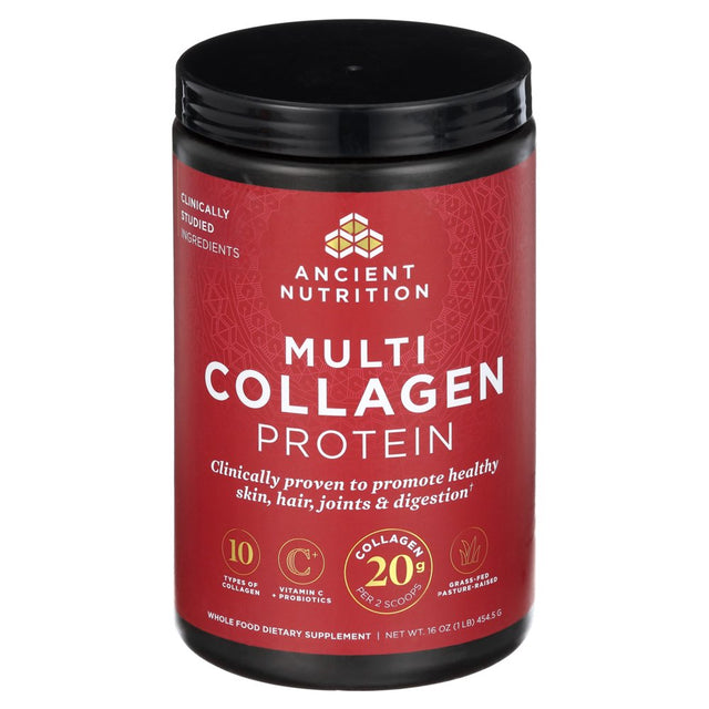 Dr. Collagen Multi Collagen Protein Powder, Unflavored, 1Lb, 16Oz