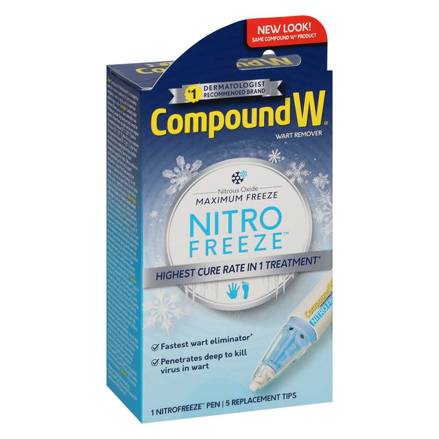 Compound W Nitrofreeze Wart Remover, Maximum Freeze, 6 Applications