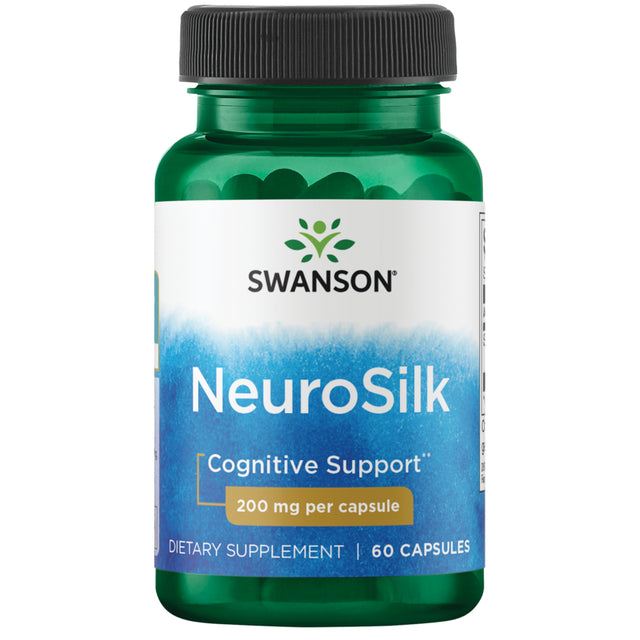 Swanson Neurosilk with Brain Factor-7 200 Mg 60 Capsules