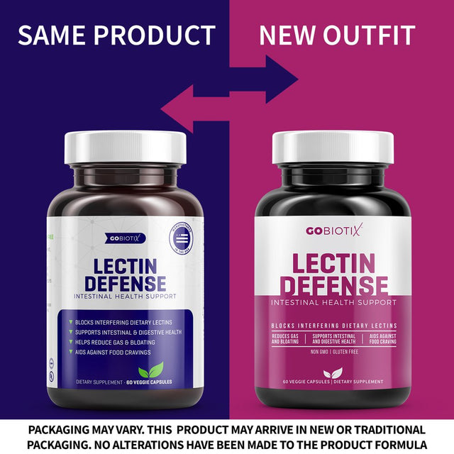 Gobiotix Lectin Defense | Aids in Intestinal Health, Immune Support | Supplement for Women & Men