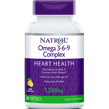 Natrol - Omega 3-6-9 Complex - 60 Softgels