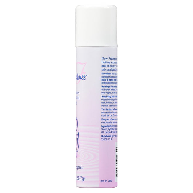 New Freshness Hypoallergenic Feminine Deodorant Spray, 2 Oz