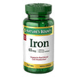 Nature'S Bounty Iron 65Mg, 325 Mg Ferrous Sulfate, Cellular Energy Support, Promotes Normal Red Blood Cell Production, 100 Tablets