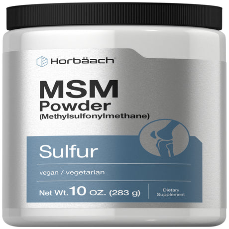 MSM Powder (Methylsulfonylmethane) | 10 Oz | by Horbaach