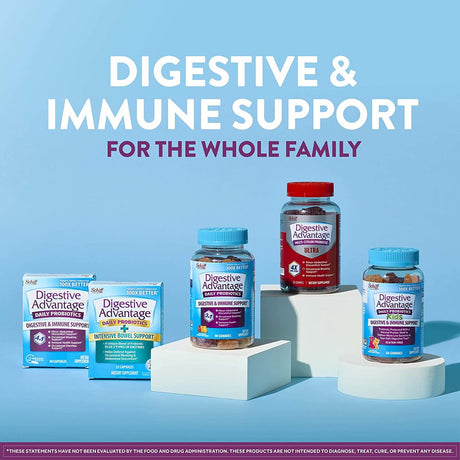 Digestive Advantage IBS Probiotics for Digestive Health & Intensive Bowel Support, Probiotics for Women & Men with Digestive Enzy