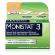 Monistat 3 Day Yeast Infection Treatment, 3 Miconazole Suppository Inserts & External Itch Cream