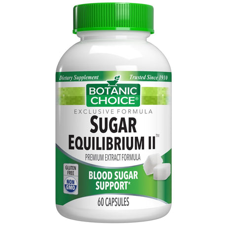 Botanic Choice Sugar Equilibrium II™ Blood Sugar Dietary Supplement, 60 Capsules