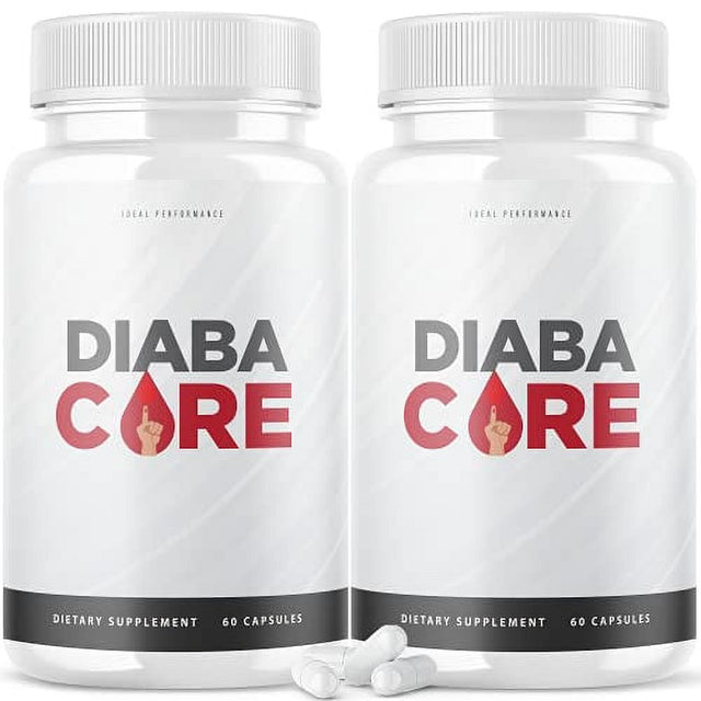 Diabacore for Blood Sugar Support Supplement Diaba Core Pills (2 Pack - 120 Capsules)