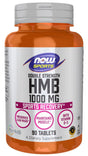 NOW Sports HMB Double Strength -- 1000 Mg - 90 Tablets