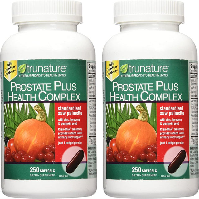 Saw Palmetto Prostate Health Complex with Zinc, Lycopene and Pumpkin Seed, 250 Softgels