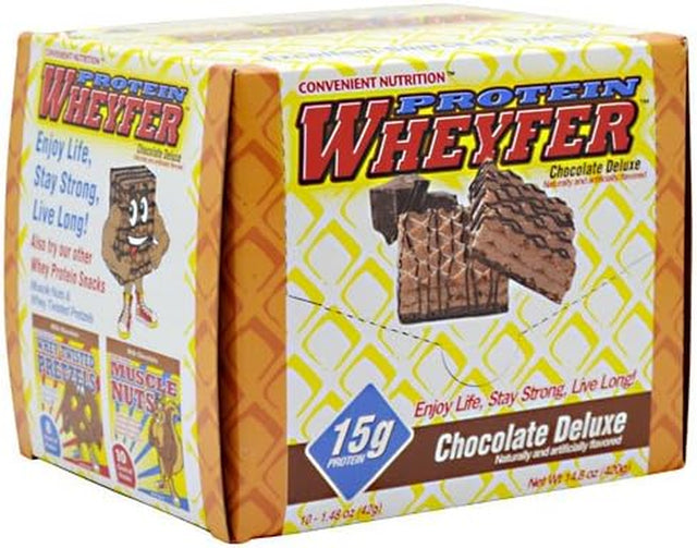 Convenient Nutrition Protein Wheyfer Chocolate Deluxe - 10 - 1.48 Oz Wheyfers