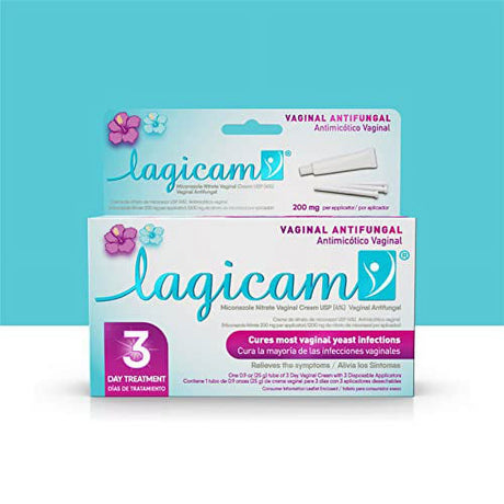 Lagicam Vaginal Yeast Infection Antifungal 3 Day Treatment Cream, 0.9 Oz