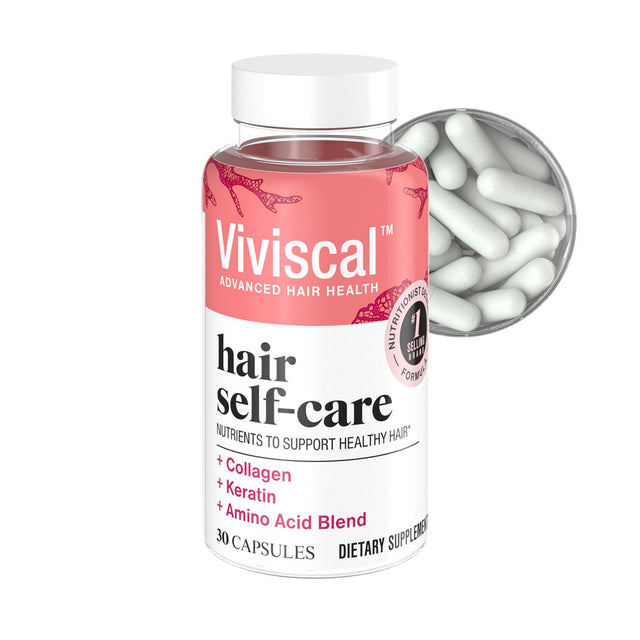 Viviscal Hair Self-Care Supplement, Blend of Nutrients to Support Healthy Hair, Fortify Hair'S Natural Beauty and Support Keratin Formation, Hair Vitamins, 30Ct – 1 Month Supply