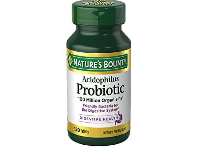 3 Pack - Nature'S Bounty Probiotic Acidophilus Tablets, 120 Each