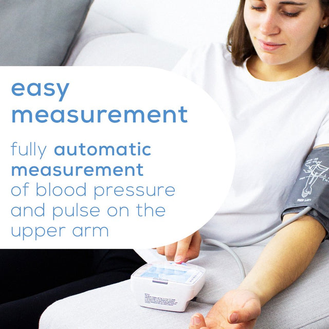 Beurer Upper Arm Blood Pressure Machine, Fully Automatic, Easy Readings with Illuminated XL Display, Accurate Measurement, BM47