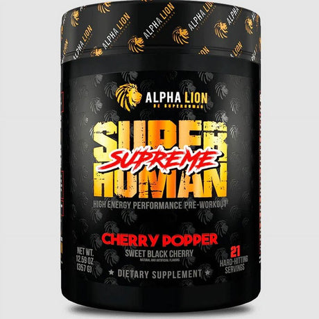 Alpha Lion Superhuman Supr Eme Pre Workout High Performance Cherry Popper (21 Servings) *EN