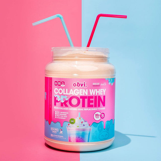 Collagen Whey Protein by Obvi - Unicorn Milk