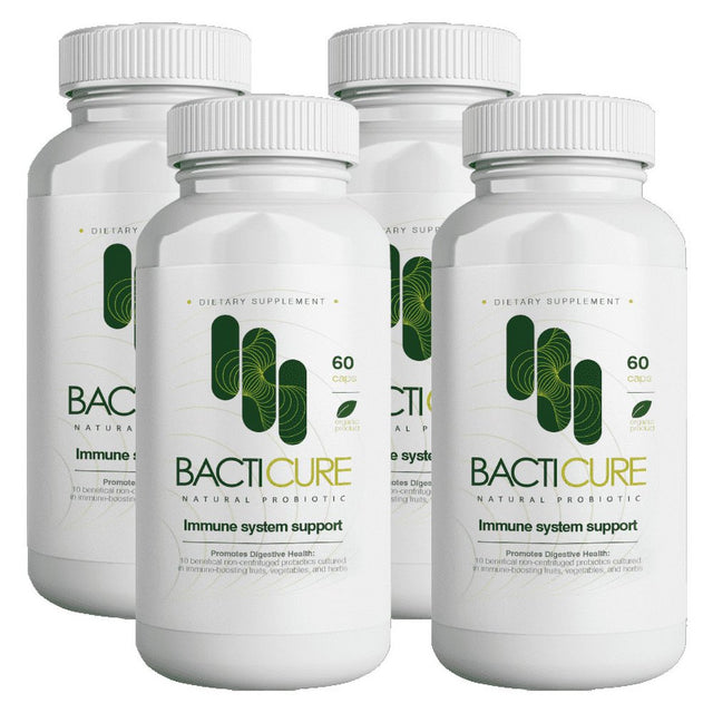 2 Bottles Bacticure Original Probiótico Natural Probiotic