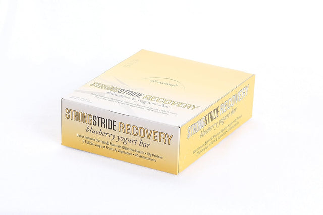 Strong Stride Protein, Probiotics, Antioxidant, Nutrition Blueberry Yogurt Bar