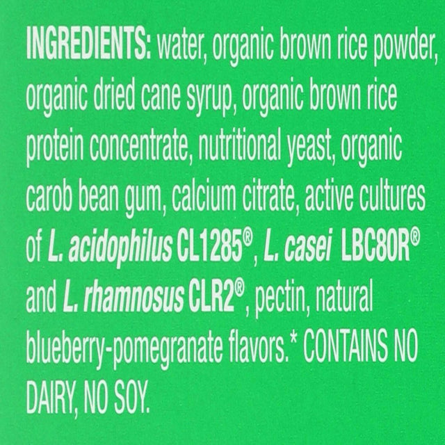 Bio-K plus Organic Blueberry Fermented Rice Probiotic Supplement, 3.5 Fluid Ounce -- 24 per Case.