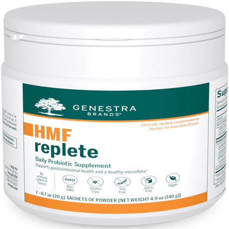 Genestra Brands HMF Replete | Probiotic Formula to Support Healthy Gut Flora | 7 Sachets