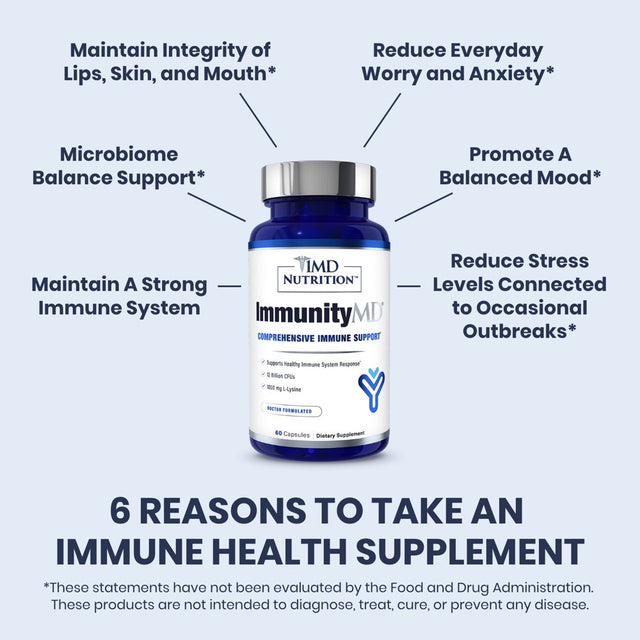 1MD Nutrition Immunitymd - Immune Health Probiotic Supplement