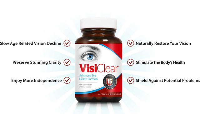 (1 Pack) Visiclear - New Advanced Revolutionary Eye Health Matrix Formula - Supports Healthy Vision - Supplement for Eyes Sight - 60 Capsules