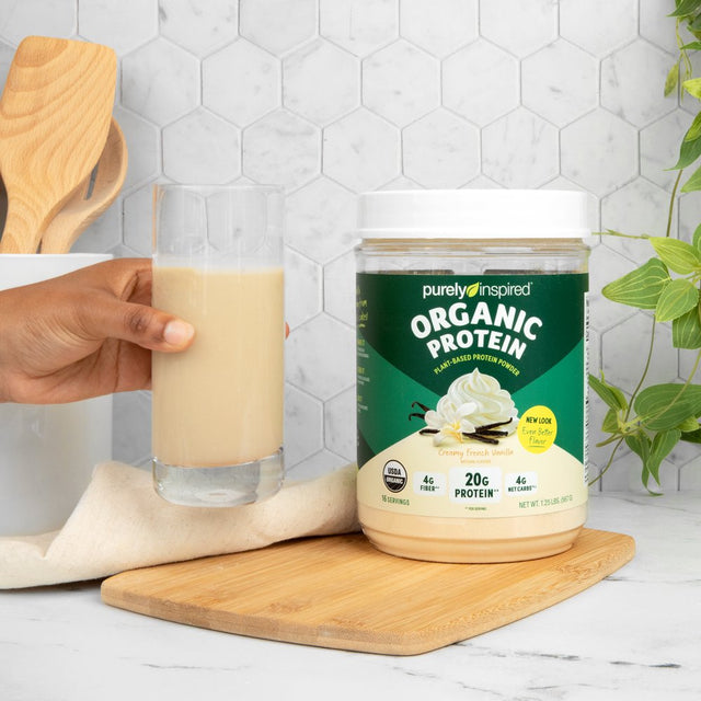 Purely Inspired Organic Plant-Based Protein Powder, Vanilla, 20G Protein, 1.25 Lbs, 16 Servings