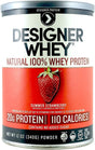 Designer Whey - Protein Powder - Natural Whey - Luscious Strawberry - 12 Oz