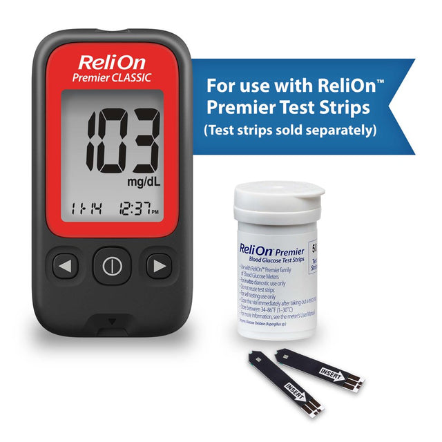 Relion Premier CLASSIC Blood Glucose Monitoring System