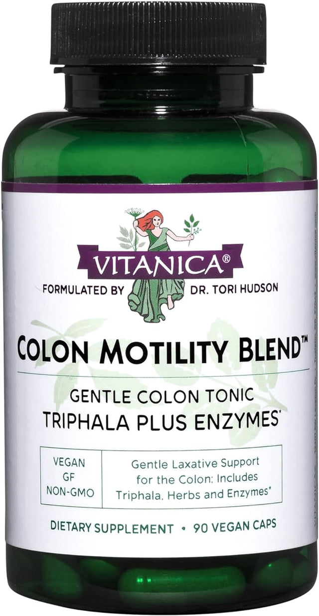 Vitanica Colon Motility Blend, Colon Support, Vegan, 90 Capsules